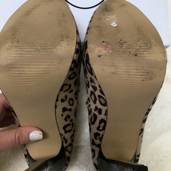 Steve Madden Calf Hair Designer Heels - Picture 5 of 6
